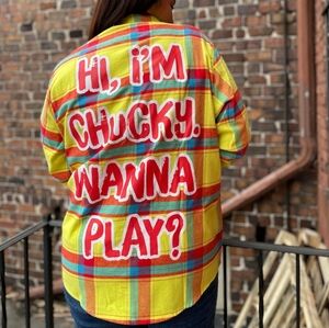 Cakeworthy Chucky Flannel